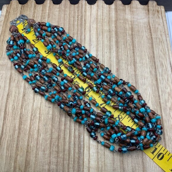 Coldwater Creek Boho Multi Strands Necklace - Picture 4 of 8